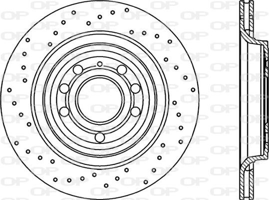 OPEN PARTS Bremžu diski BDRS1992.25